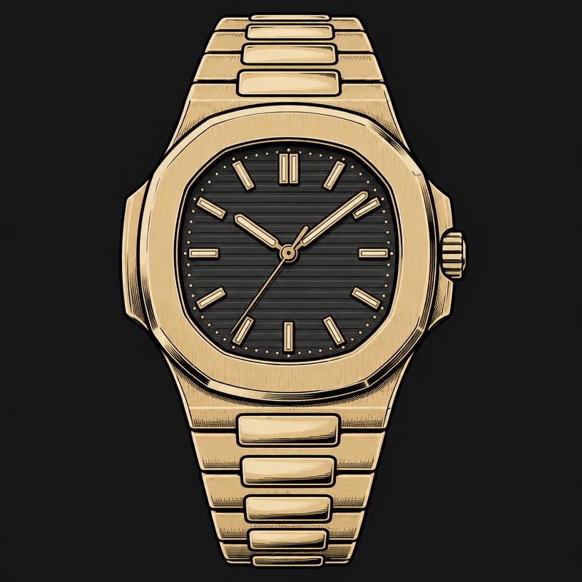 Patek Philippe Nautilus illustration